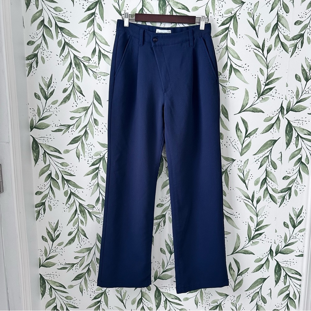 Abercrombie & Fitch Navy Blue Trousers